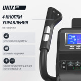 Эллиптический тренажер UNIX Fit E-1100 (LED) PRO с автонаклоном (полукоммерческий)