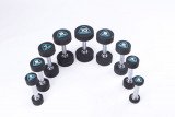 Гантели в уретане LIVEPRO Studio Dumbbells 2 кг, черный/синий