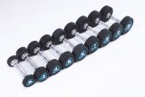 Гантели в уретане LIVEPRO Studio Dumbbells 3 кг, черный/синий