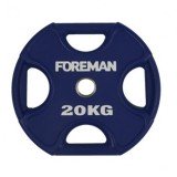 Диск X-Training уретановый цветной FOREMAN FM/UPX-20KG-BL (20 кг) Диск X-Training уретановый цветной FOREMAN FM/UPX-20KG-BL (20 кг)