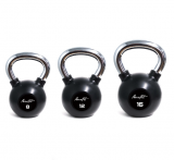 Гиря обрезиненная с хромированной рукояткой, AeroFit, 24 кг. Гиря обрезиненная с хромированной рукояткой, AeroFit, 24 кг.