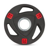 Набор дисков 51 мм. с 3-мя хватами от 2,5-25 кг VictoryFit с полиуретановым покрытием