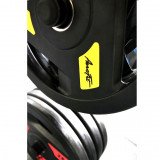 Диск обрезиненный 10 кг черно-зеленый AeroFit AFPLC