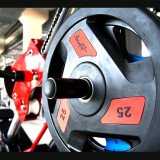 Диск обрезиненный 20 кг черно-синий AeroFit AFPLC