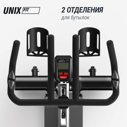 Велотренажер Спин-байк UNIX Fit SB-500 Black (колодочный)