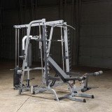Машина Смита Body Solid GS348Q с тягой и стеком 90 кг