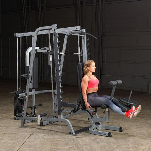 Body-Solid GS348BP4 Black Многофункциональный тренажер Машина Смита со стеком 90кг Body-Solid GS348BP4 Black Многофункциональный тренажер Машина Смита со стеком 90кг