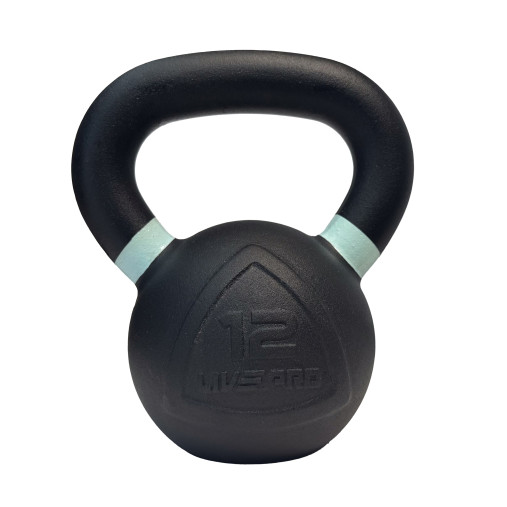 Чугунная гиря LIVEPRO Kettlebell 12 кг, черный Чугунная гиря LIVEPRO Kettlebell 12 кг, черный