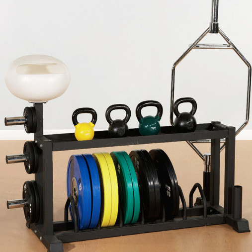 Горизонтальная стойка Perform Better Extreme Multi-Function Storage Station 4052-01 для хранения грифов, дисков и гирь