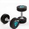 Гантели в уретане LIVEPRO Premium Urethane Dumbbells 10 кг, черный/синий