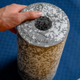 Массажный ролик TOGU Blackroll 30 см, мягкий, серый/белый