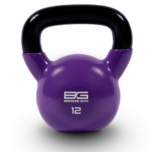 Гиря BRONZE GYM в виниловой оболочке 12 кг